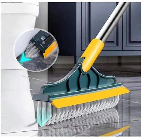 2in1 Floor Cleaner Brush Wiper with Long Handle